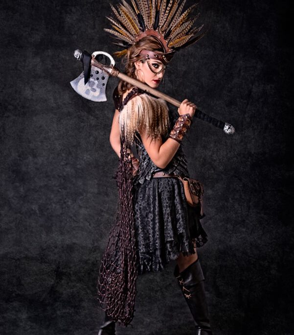 valkiria | traje de pirata mujer en alquiler para fiestas de moros y cristianos | trajes jolly roger | petrer