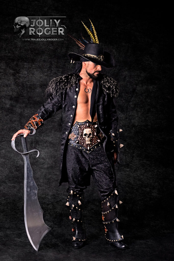 black sam | traje de pirata hombre en alquiler para fiestas de moros y cristianos | trajes jolly roger | petrer