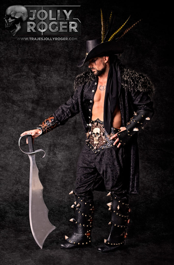black sam | traje de pirata hombre en alquiler para fiestas de moros y cristianos | trajes jolly roger | petrer