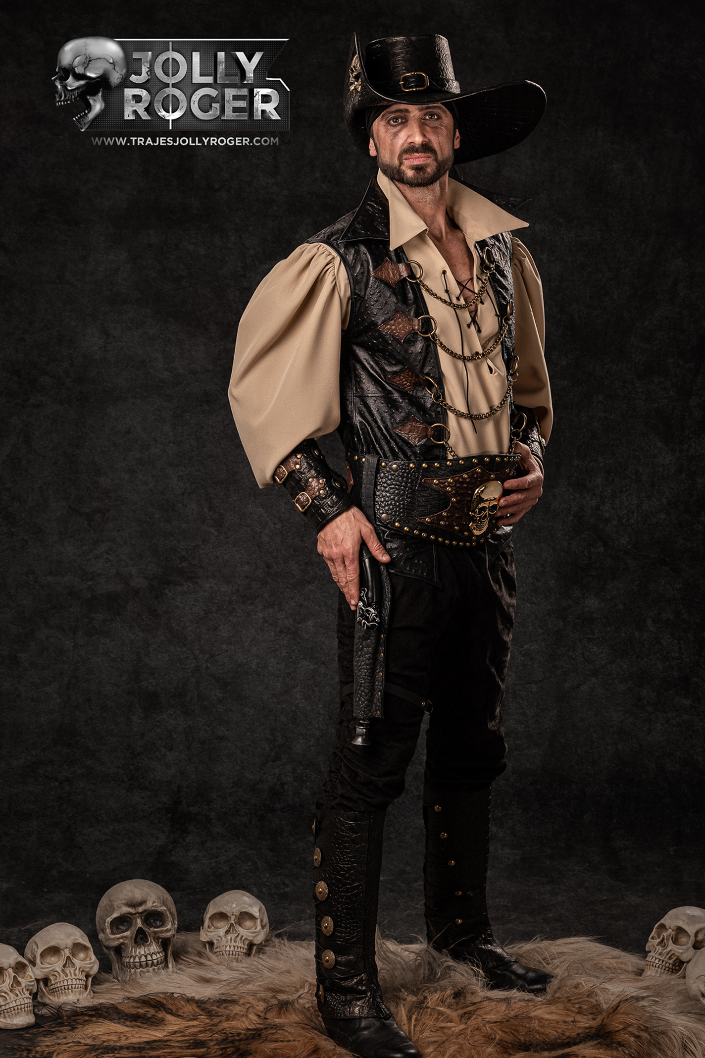 willian | traje de pirata para hombre en alquiler para fiestas de moros y cristianos | trajes jolly roger | petrer