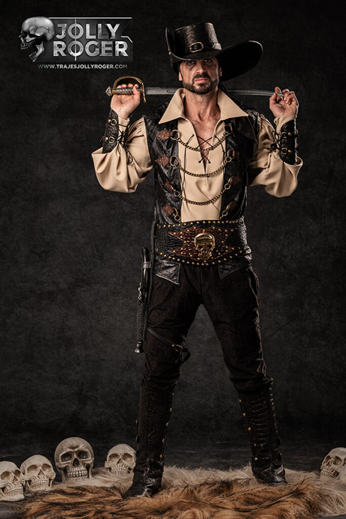 willian | traje de pirata para hombre en alquiler para fiestas de moros y cristianos | trajes jolly roger | petrer