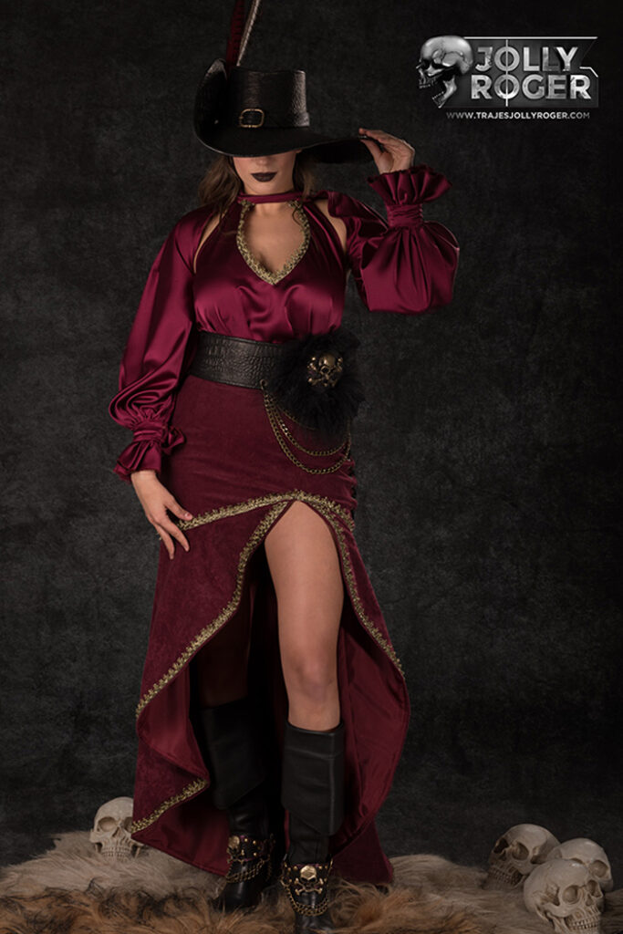 ladies | traje de pirata para mujer en alquiler para fiestas de moros y cristianos | trajes jolly roger | petrer