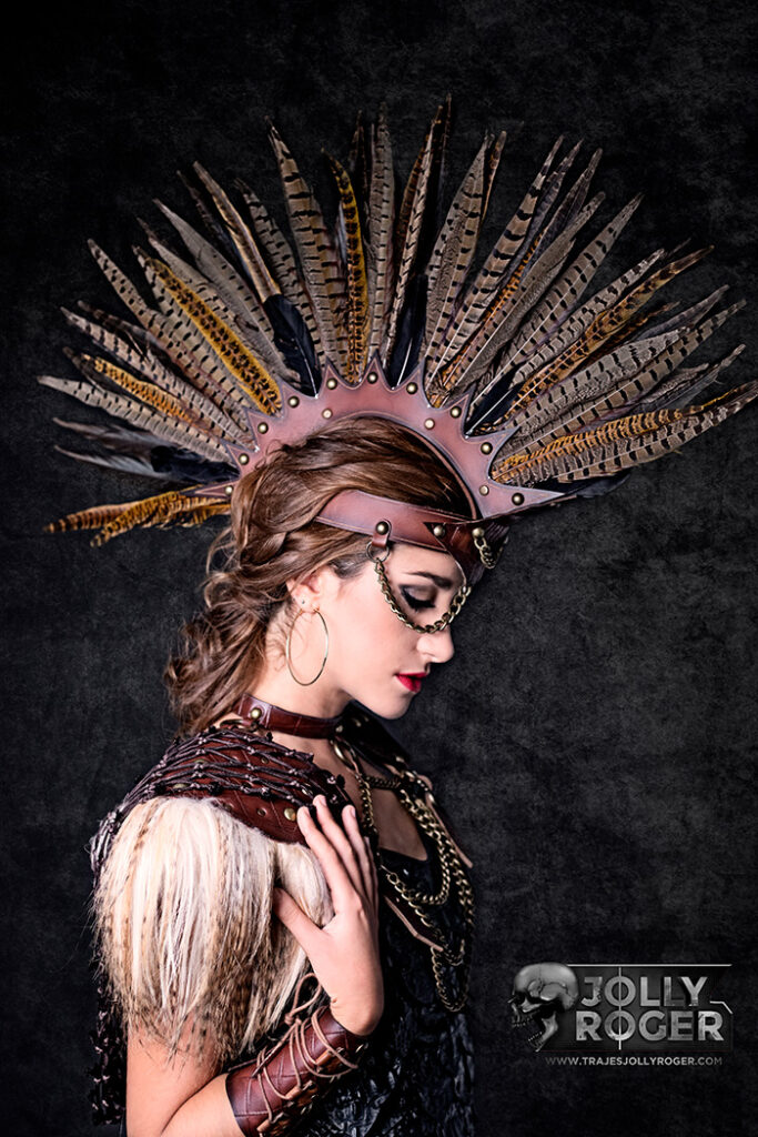 valkiria | traje de pirata para mujer en alquiler para fiestas de moros y cristianos | trajes jolly roger | petrer