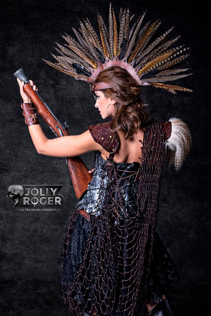 valkiria | traje de pirata para mujer en alquiler para fiestas de moros y cristianos | trajes jolly roger | petrer